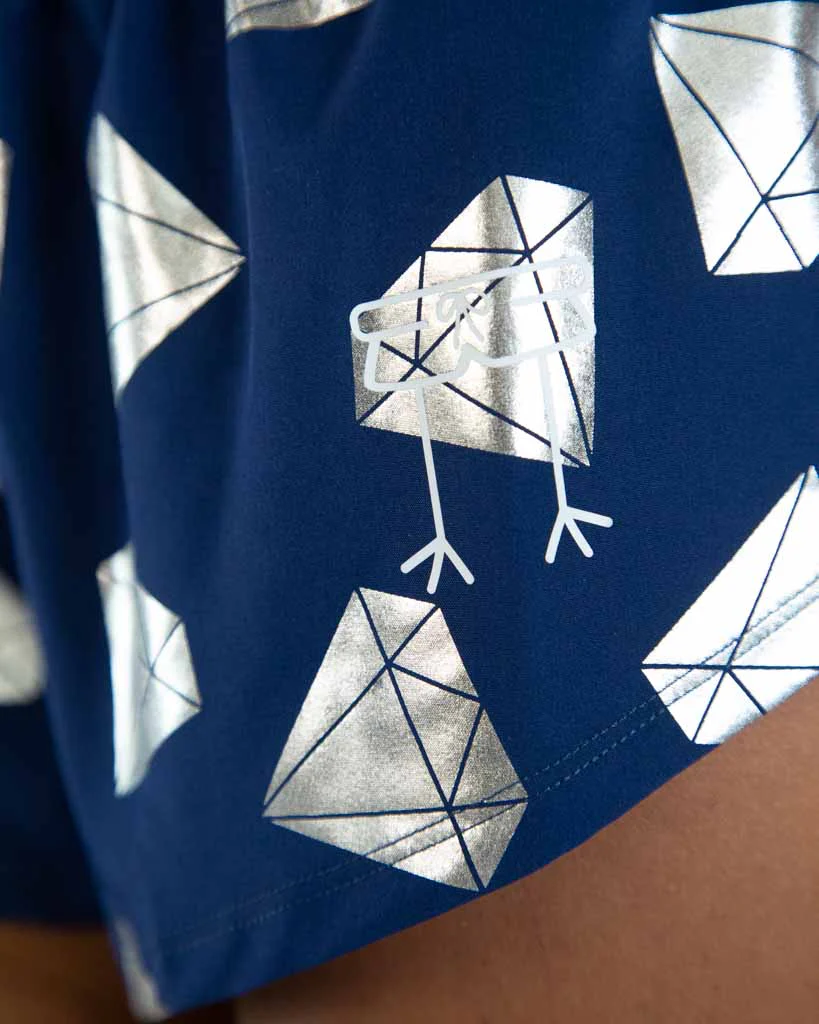 Women's Diamonds 1.5" Split Shorts - Image 6