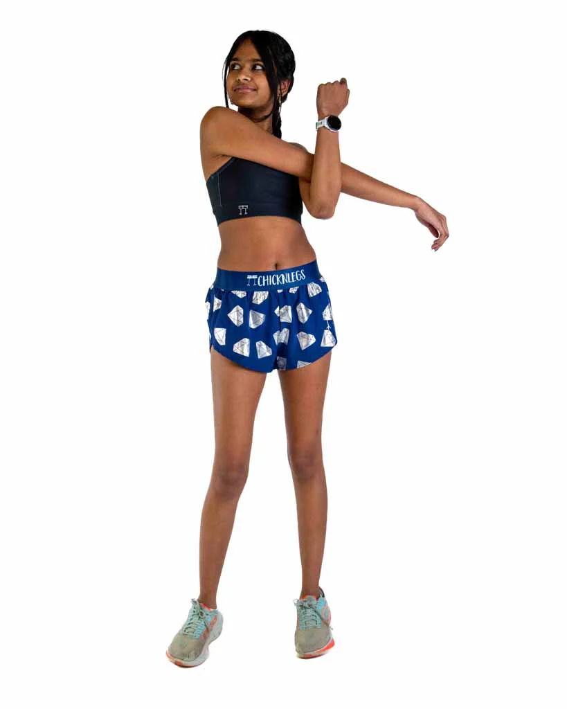 Women's Diamonds 1.5" Split Shorts - Image 7