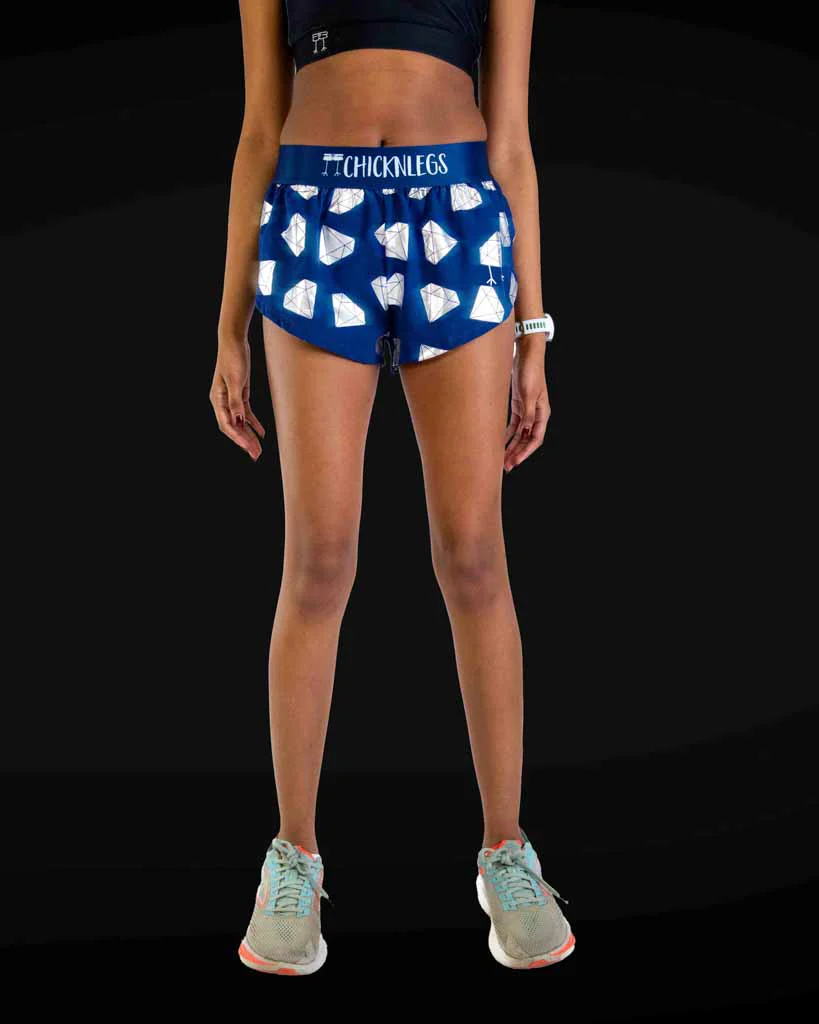 Women's Diamonds 1.5" Split Shorts - Image 8