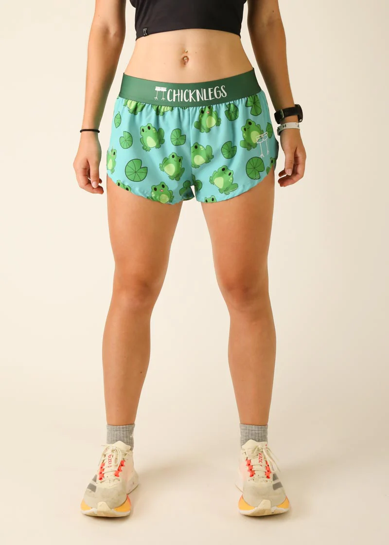 Women's Fartlek Froggies 1.5" Split Shorts - Image 2