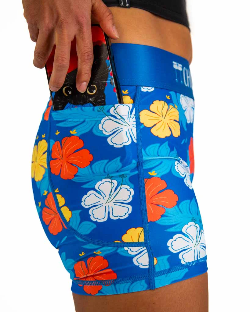 Women's Hawaiian 3" Compression Shorts - Image 4