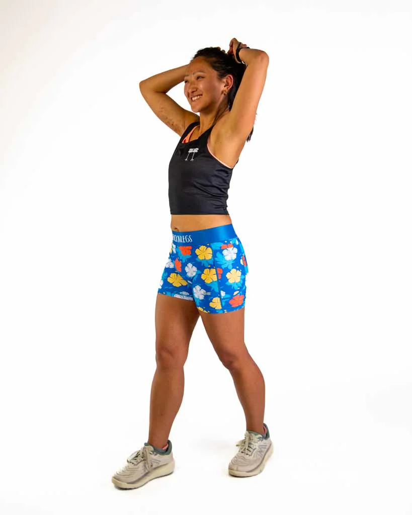 Women's Hawaiian 3" Compression Shorts - Image 6