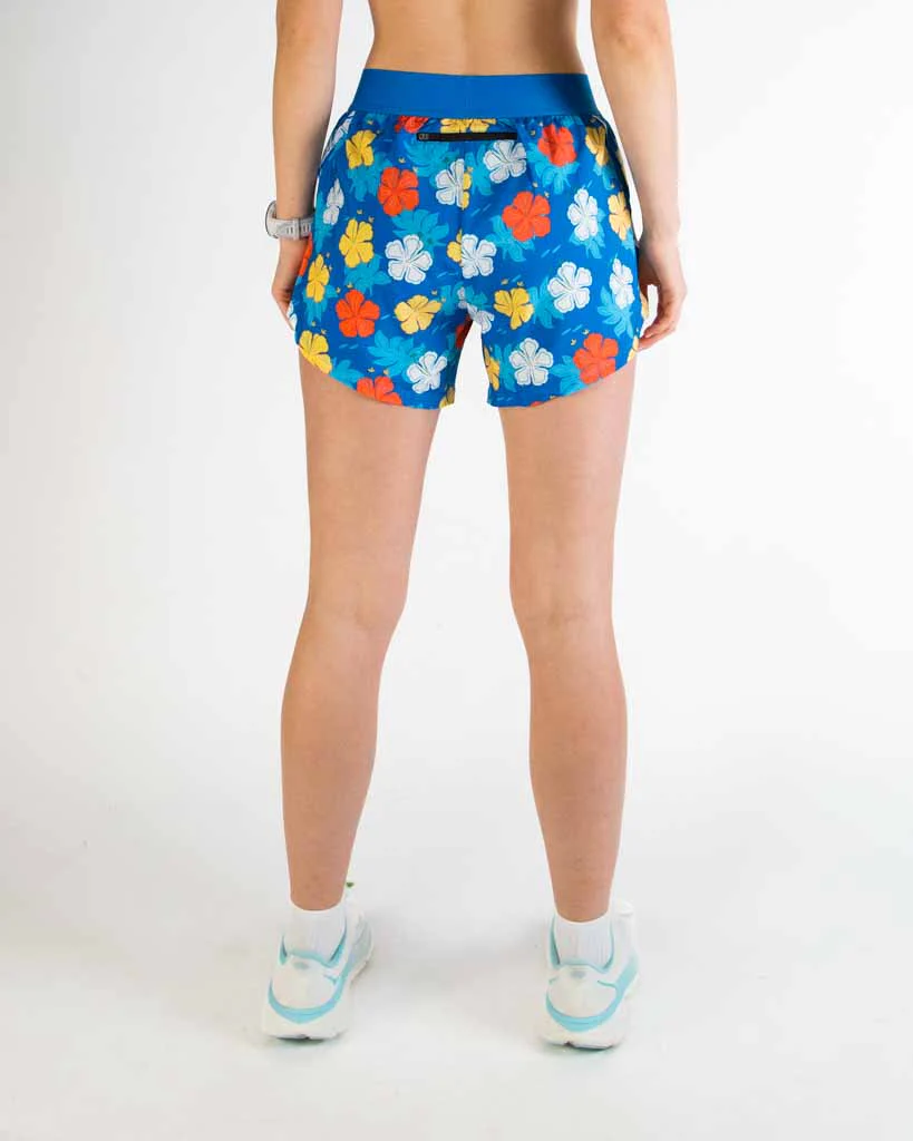 Women's Hawaiian 4" Split Shorts - Image 4