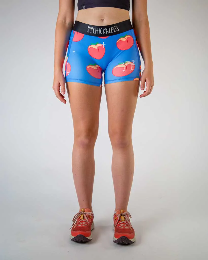Women's Juicy Peaches 3" Compression Shorts