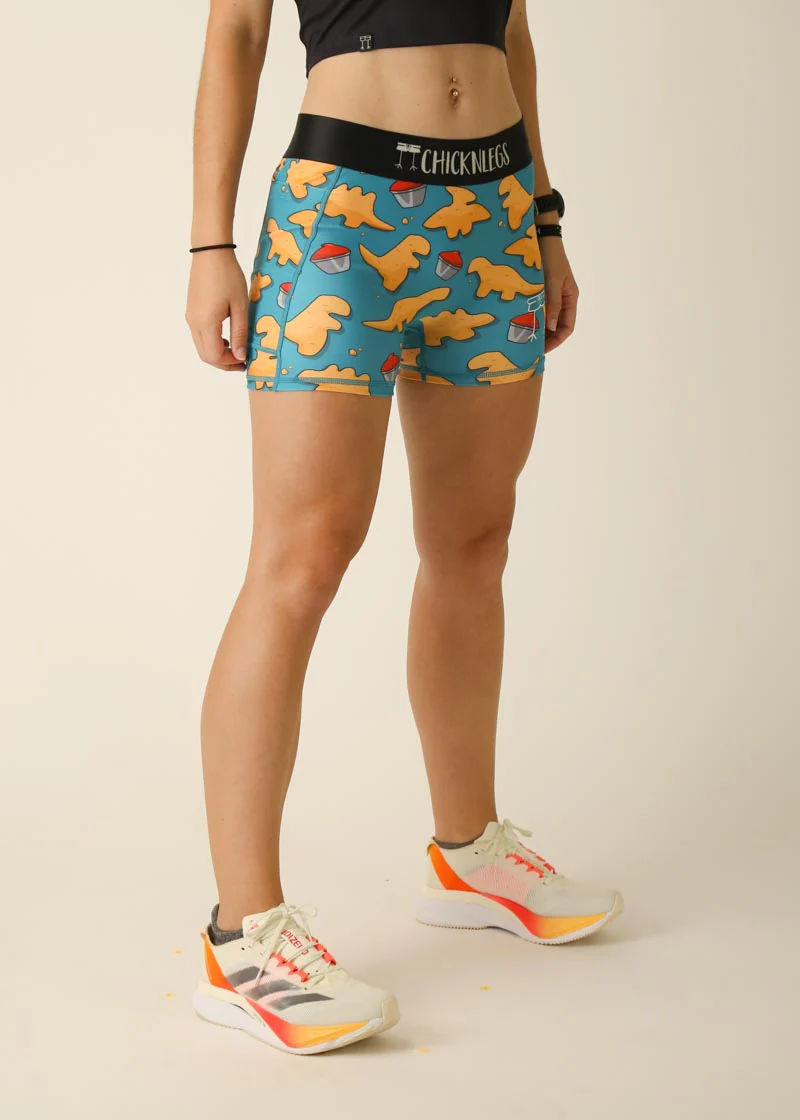 Women's Nuggets 3" Compression Shorts - Image 2