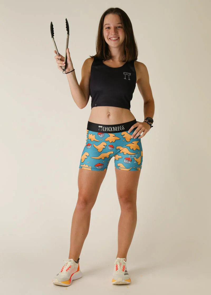 Women's Nuggets 3" Compression Shorts - Image 5