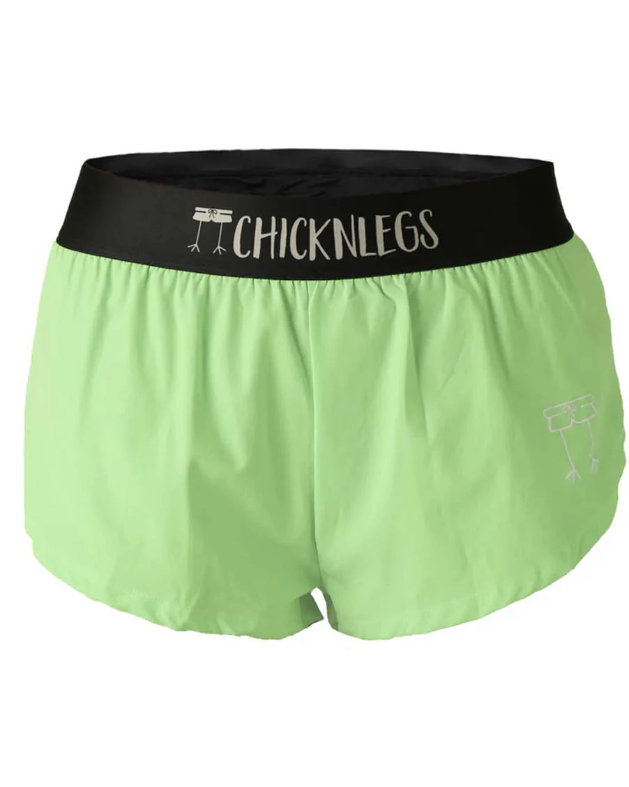 Women's Pickle Juice Green 1.5" Split Shorts