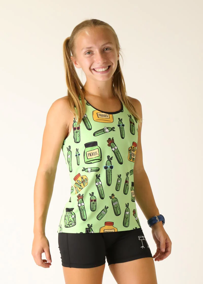 Women's Pickles Performance Singlet - Image 2
