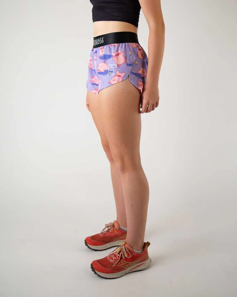 Women's Piggies 1.5" Split Shorts - Image 3