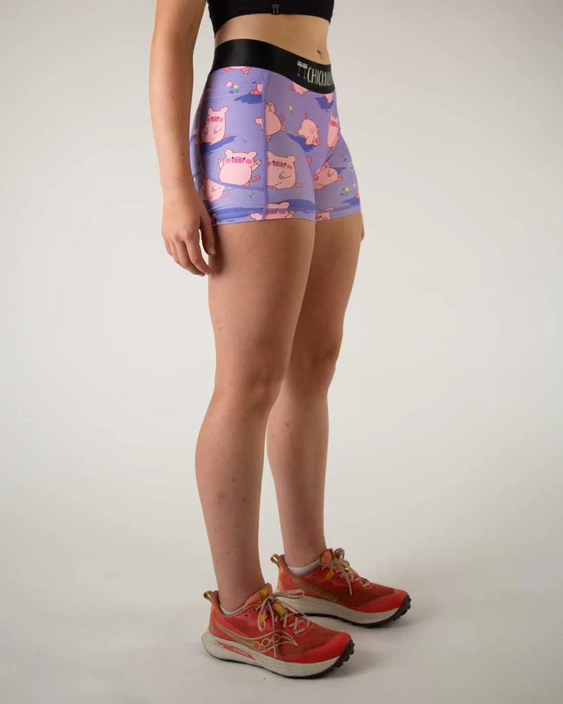Women's Piggies 3" Compression Shorts - Image 2
