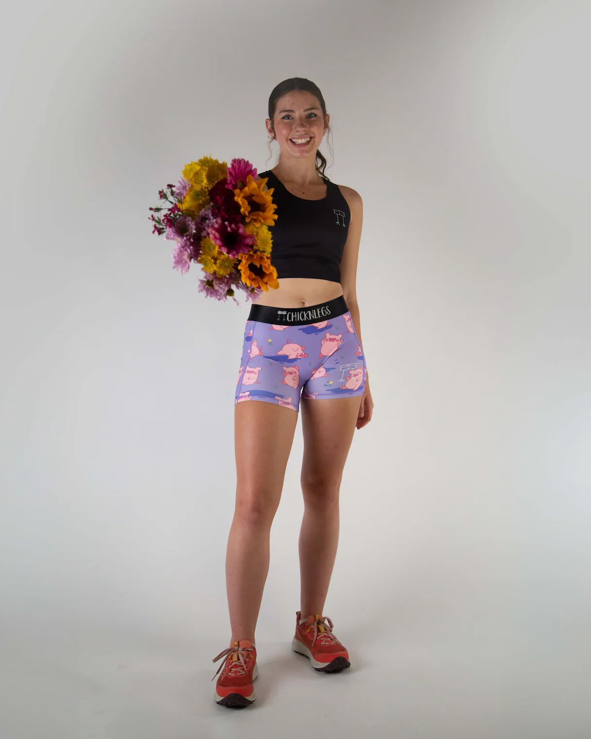 Women's Piggies 3" Compression Shorts - Image 7