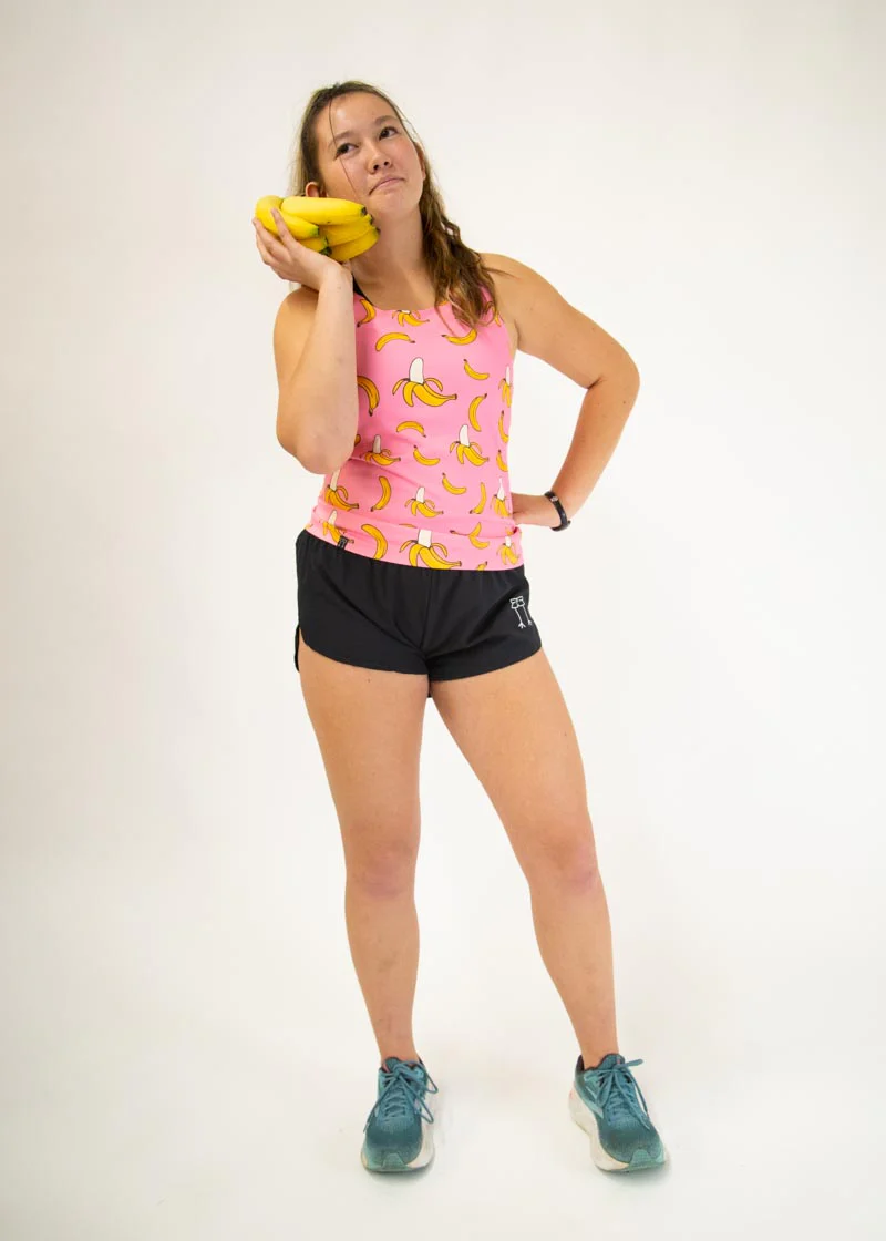 Women's Pink Bananas Performance Singlet - Image 5