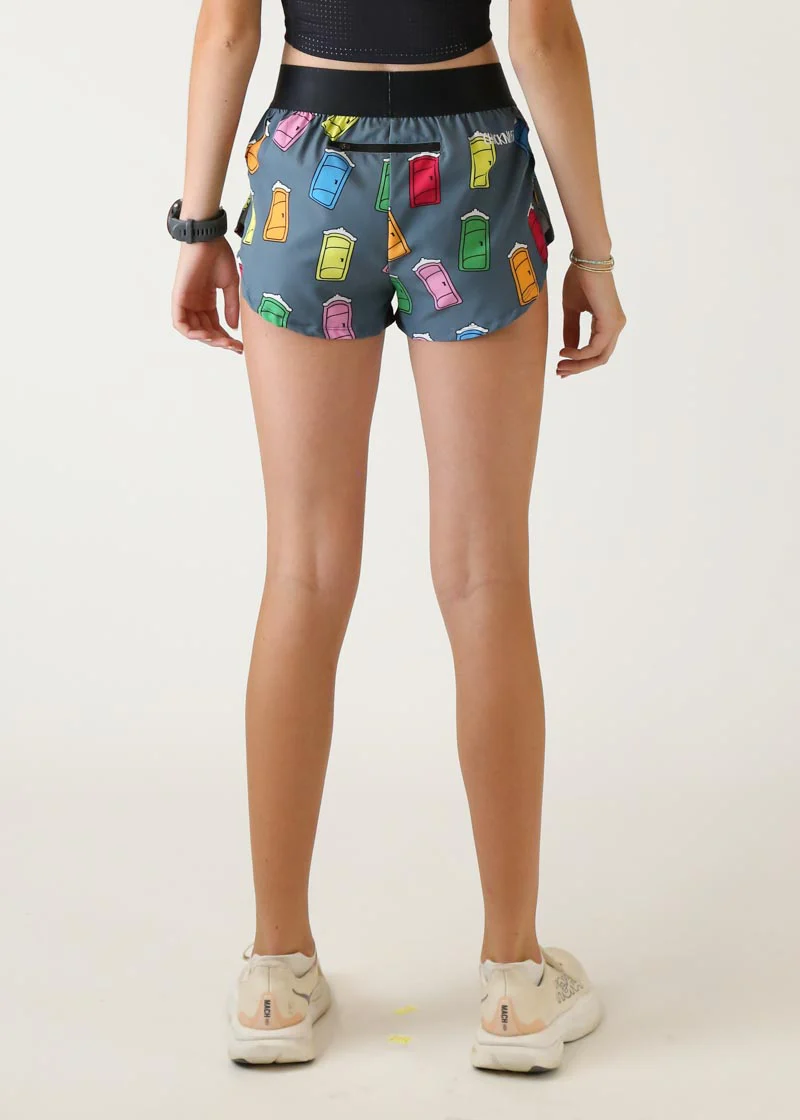 Women's Porta Potty 1.5" Split Shorts - Image 5