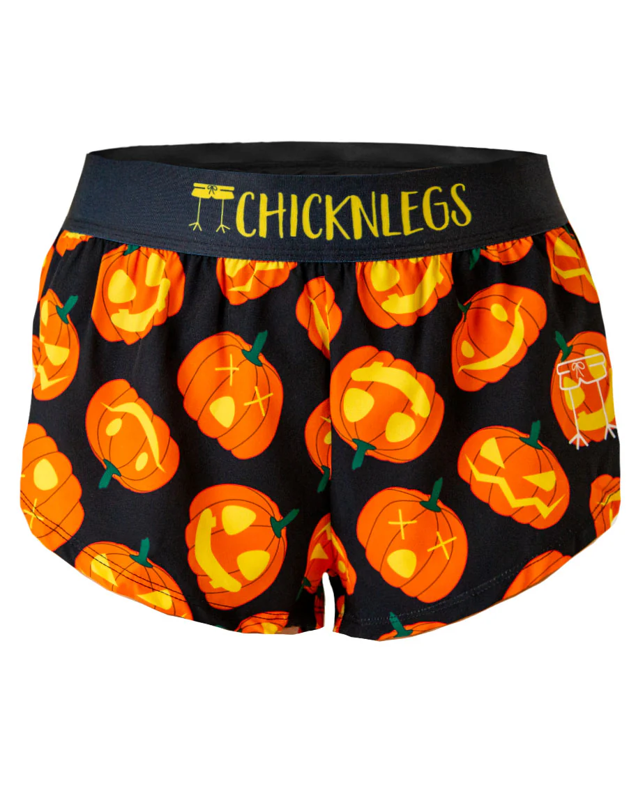 Women's Pumpkins 1.5" Split Shorts