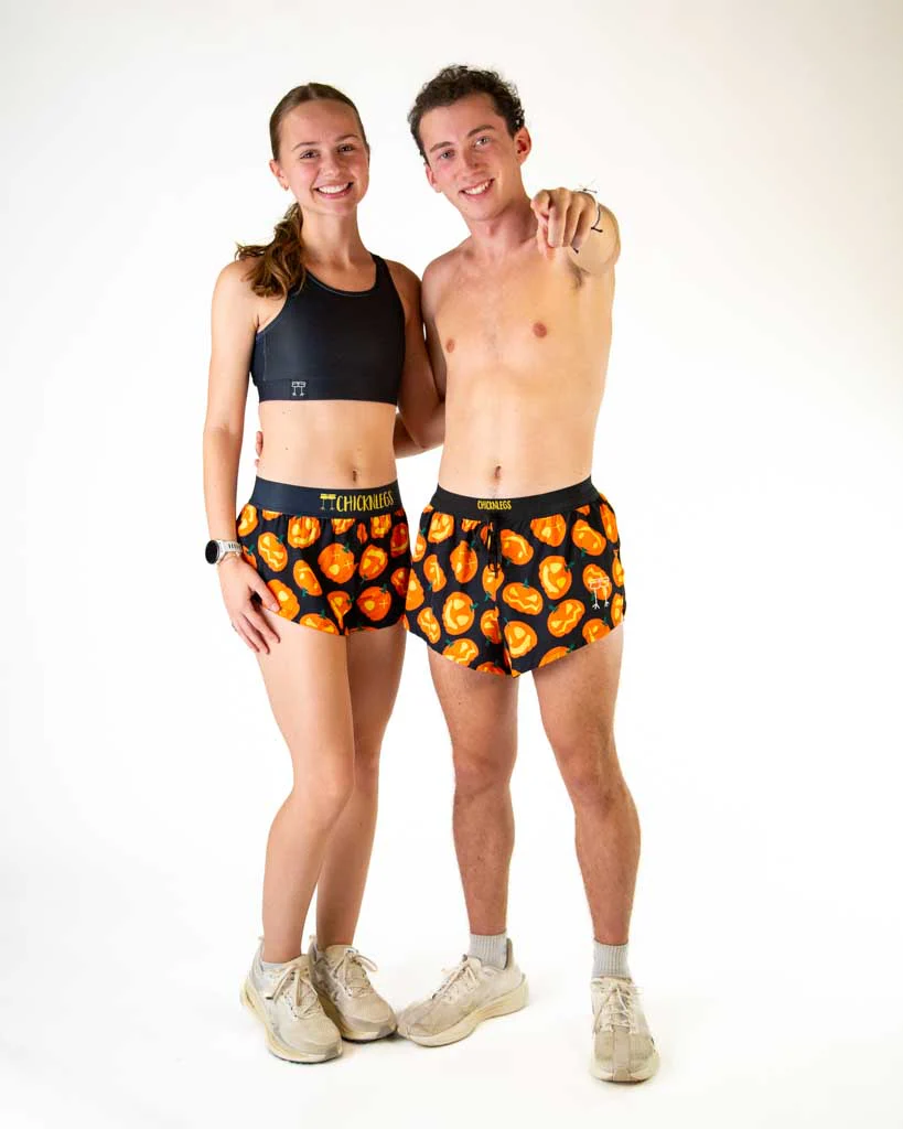 Women's Pumpkins 1.5" Split Shorts - Image 6