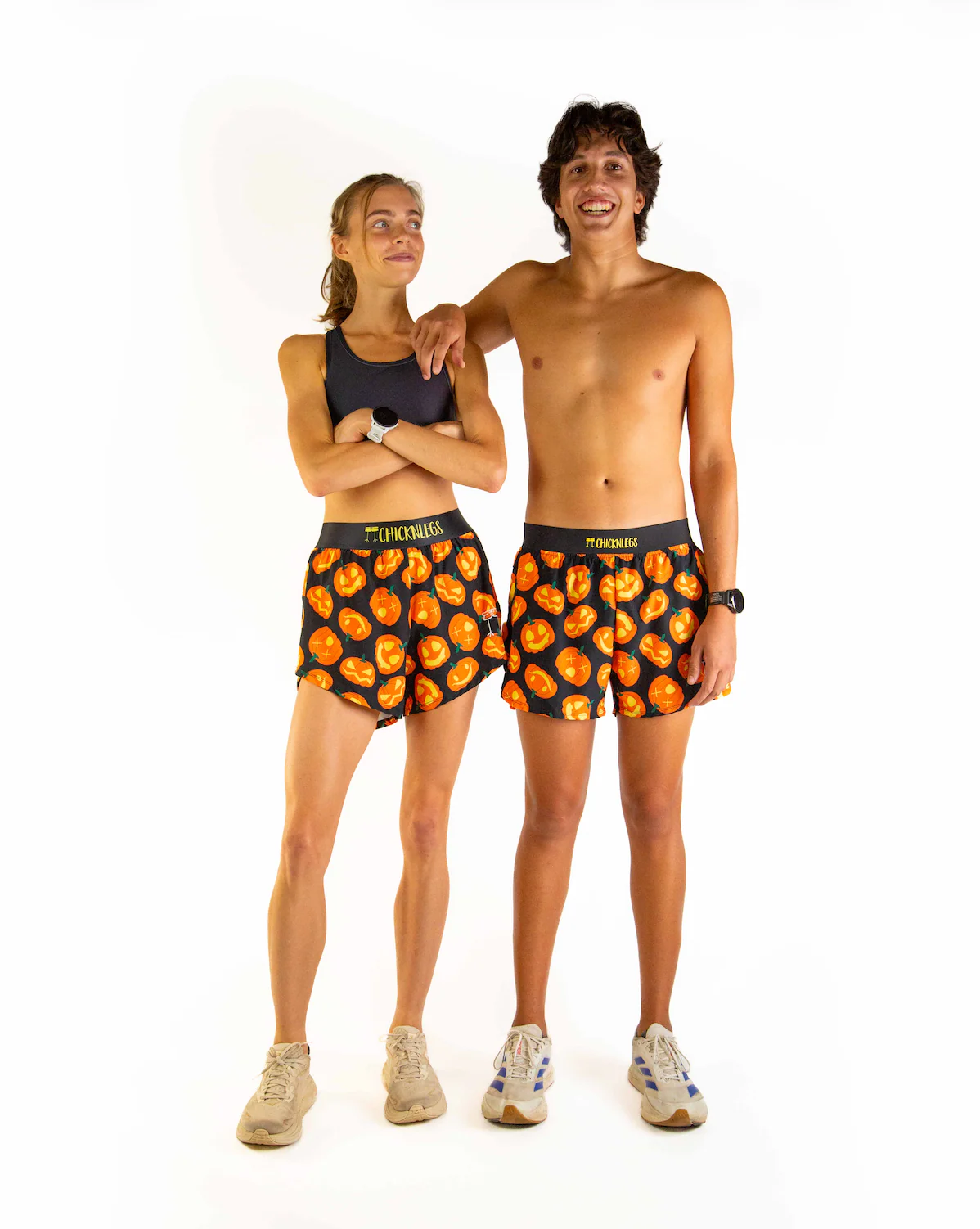 Women's Pumpkins 4" Split Shorts - Image 7