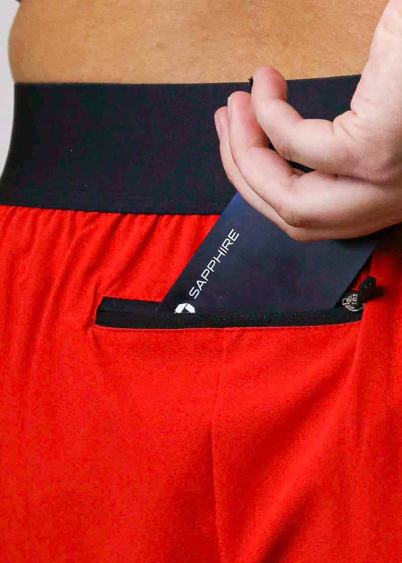 Women's Red 1.5" Split Short - Image 6