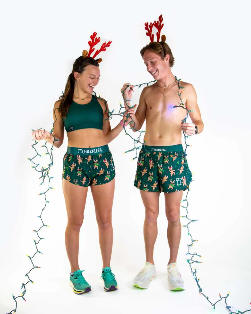 Women's Rockin Reindeer 1.5" Split Shorts - Image 10
