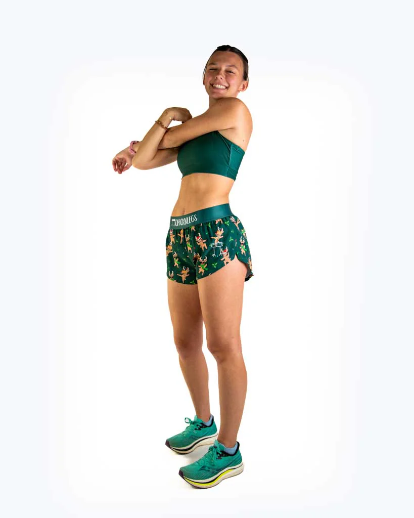 Women's Rockin Reindeer 1.5" Split Shorts - Image 6