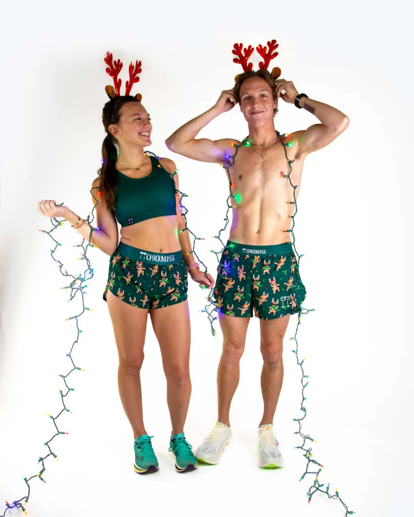 Women's Rockin Reindeer 1.5" Split Shorts - Image 9