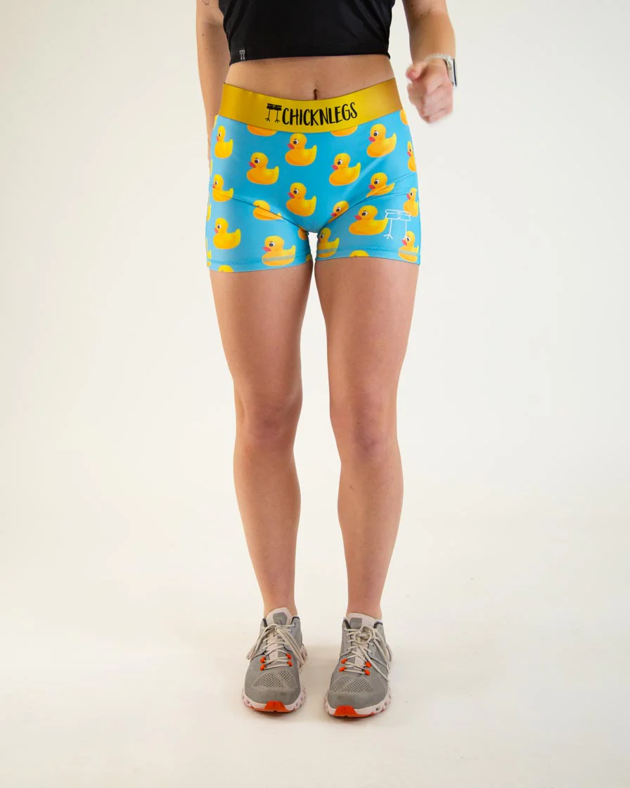 Women's Rubber Ducky 3" Race Compression Shorts