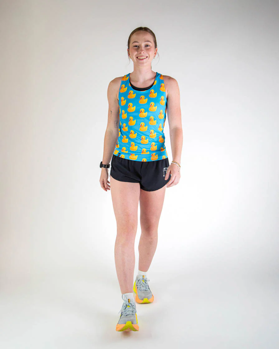 Women's Rubber Ducky Performance Singlet - Image 6