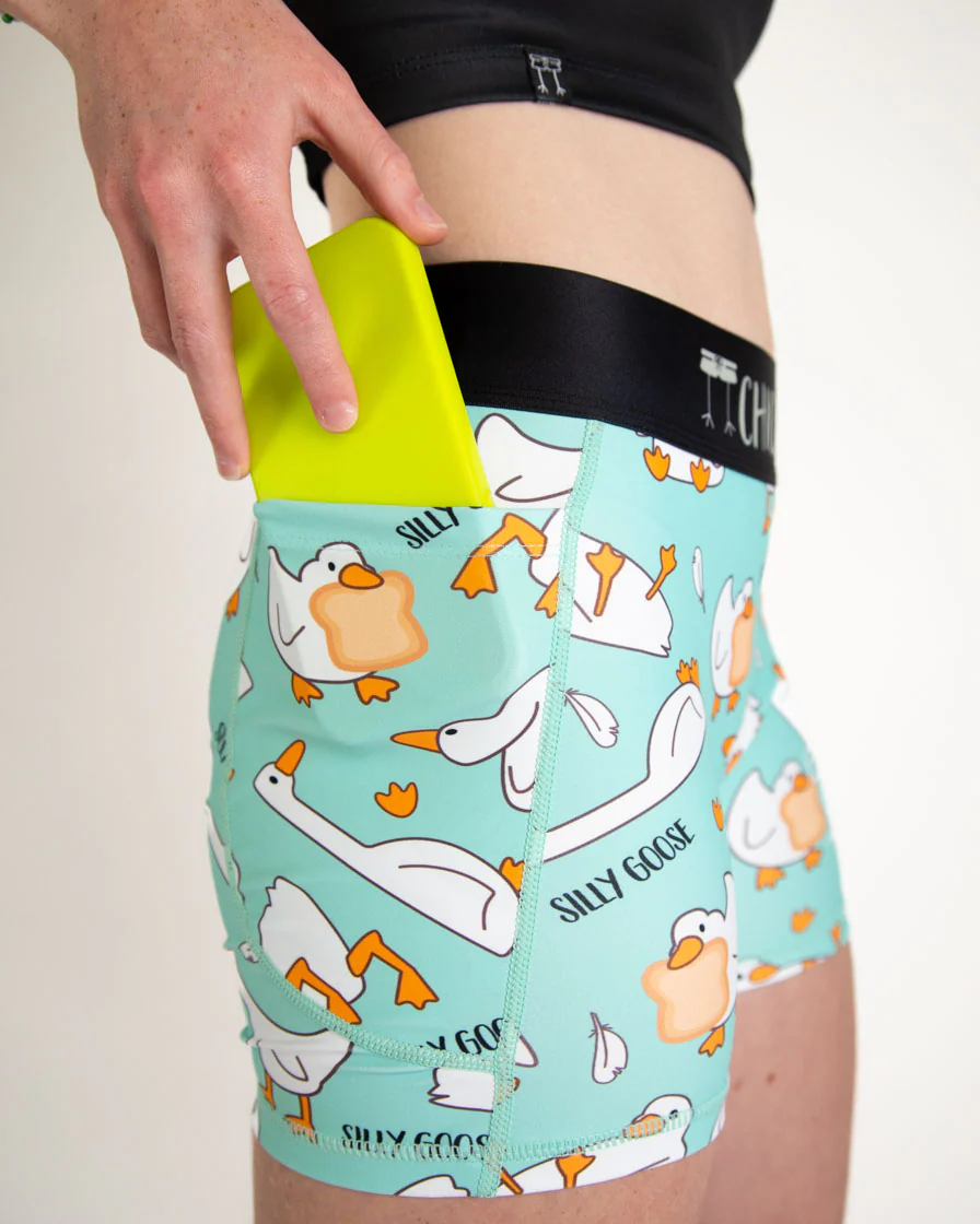 Women's Silly Goose 3" Compression Shorts - Image 4