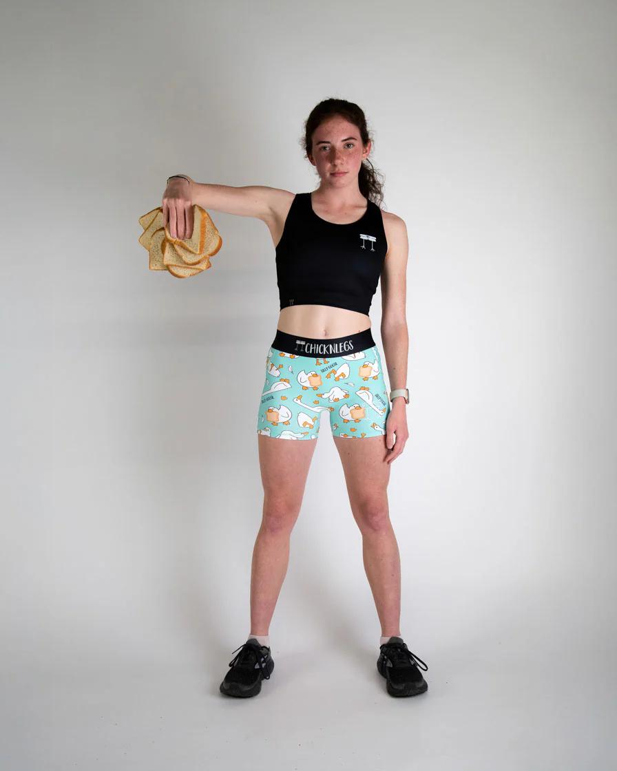 Women's Silly Goose 3" Compression Shorts - Image 8