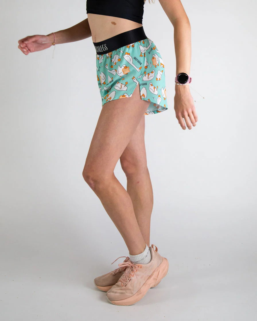 Women's Silly Goose 4" Split Shorts - Image 3
