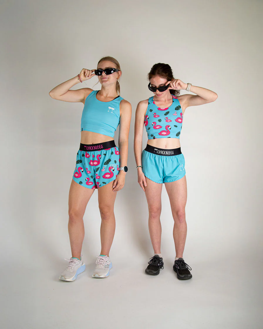 Women's Sky Blue 1.5" Split Shorts - Image 7