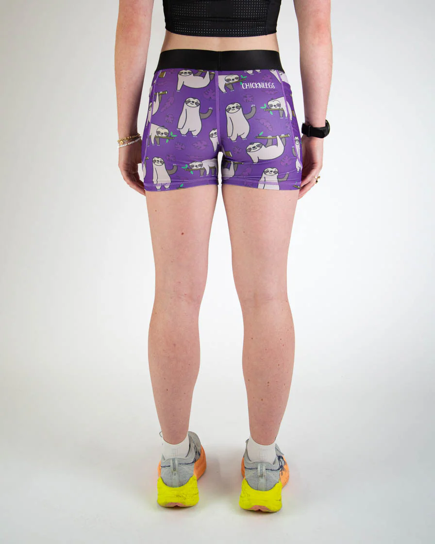 Women's Sloths 3" Compression Shorts - Image 5