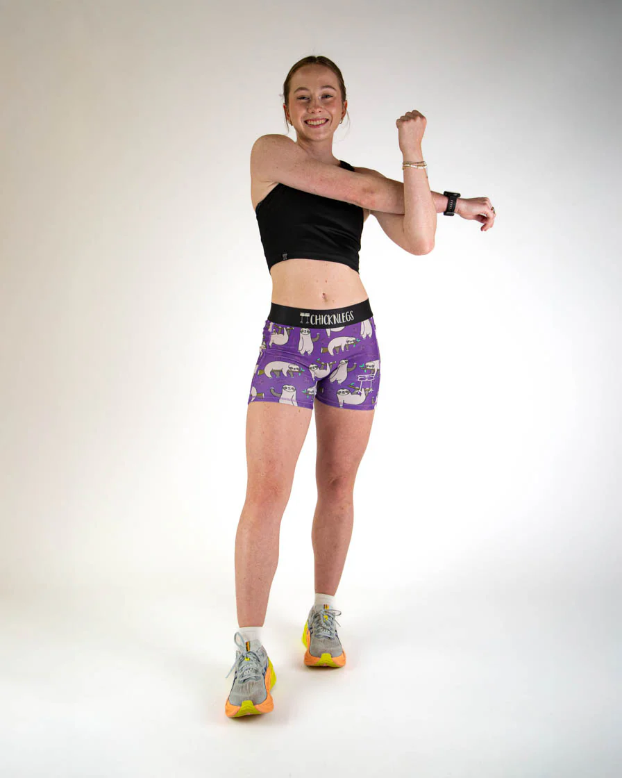 Women's Sloths 3" Compression Shorts - Image 6