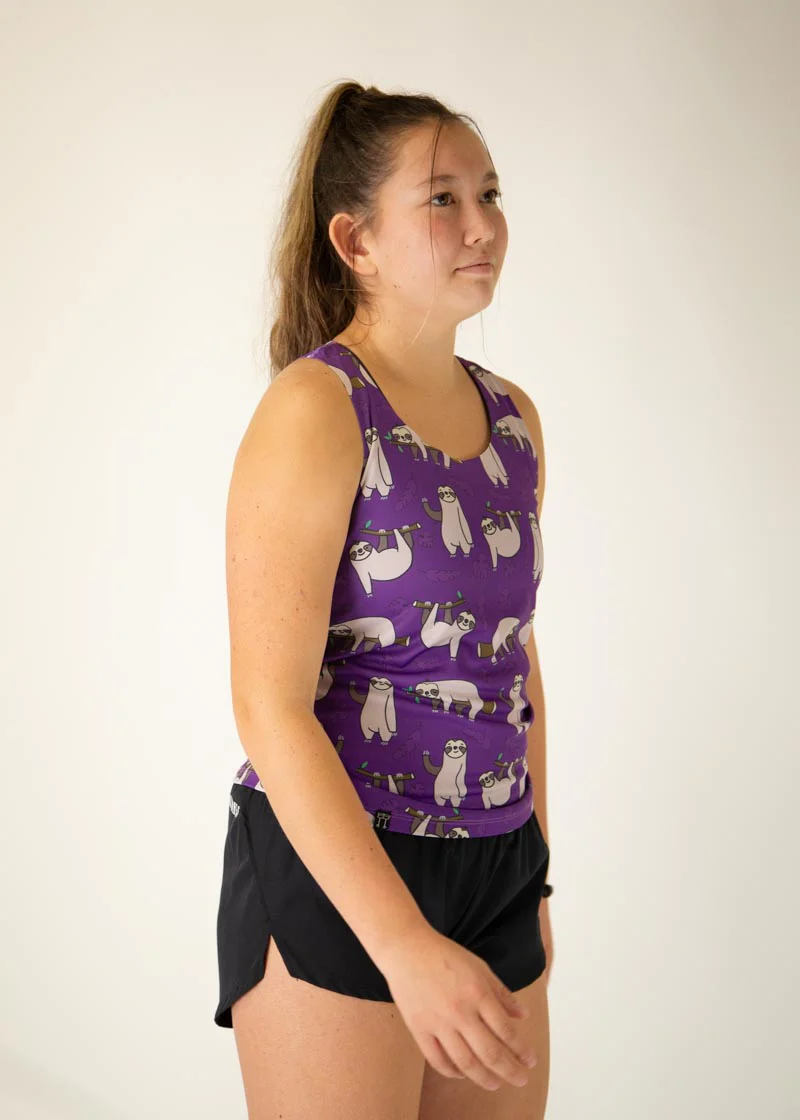 Women's Sloths Performance Singlet - Image 4