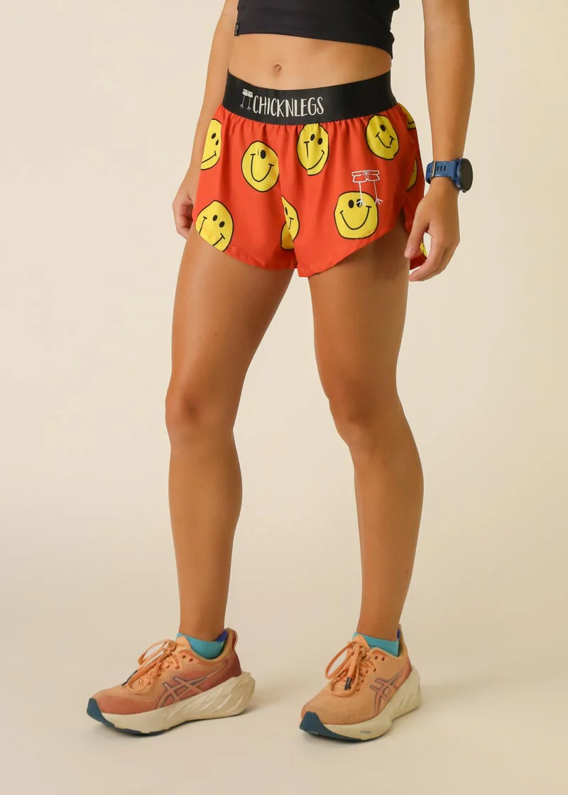 Women's Smiley 1.5" Split Shorts - Image 4