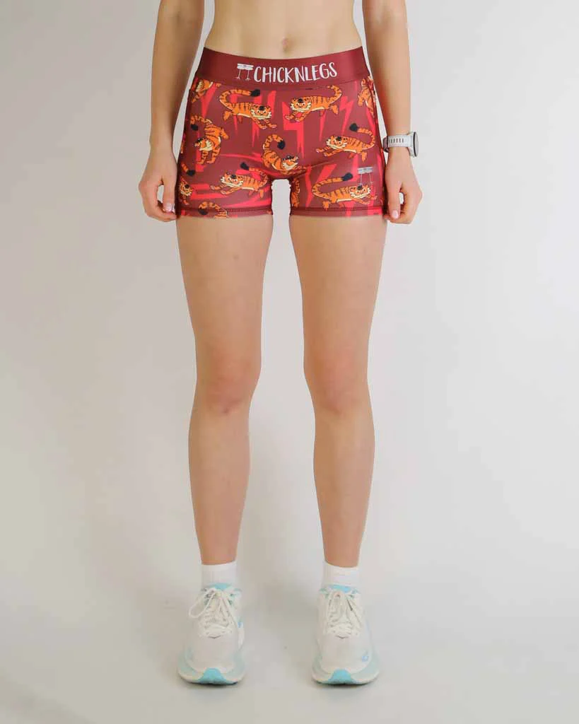 Women's Tigers 3" Compression Shorts - Image 2