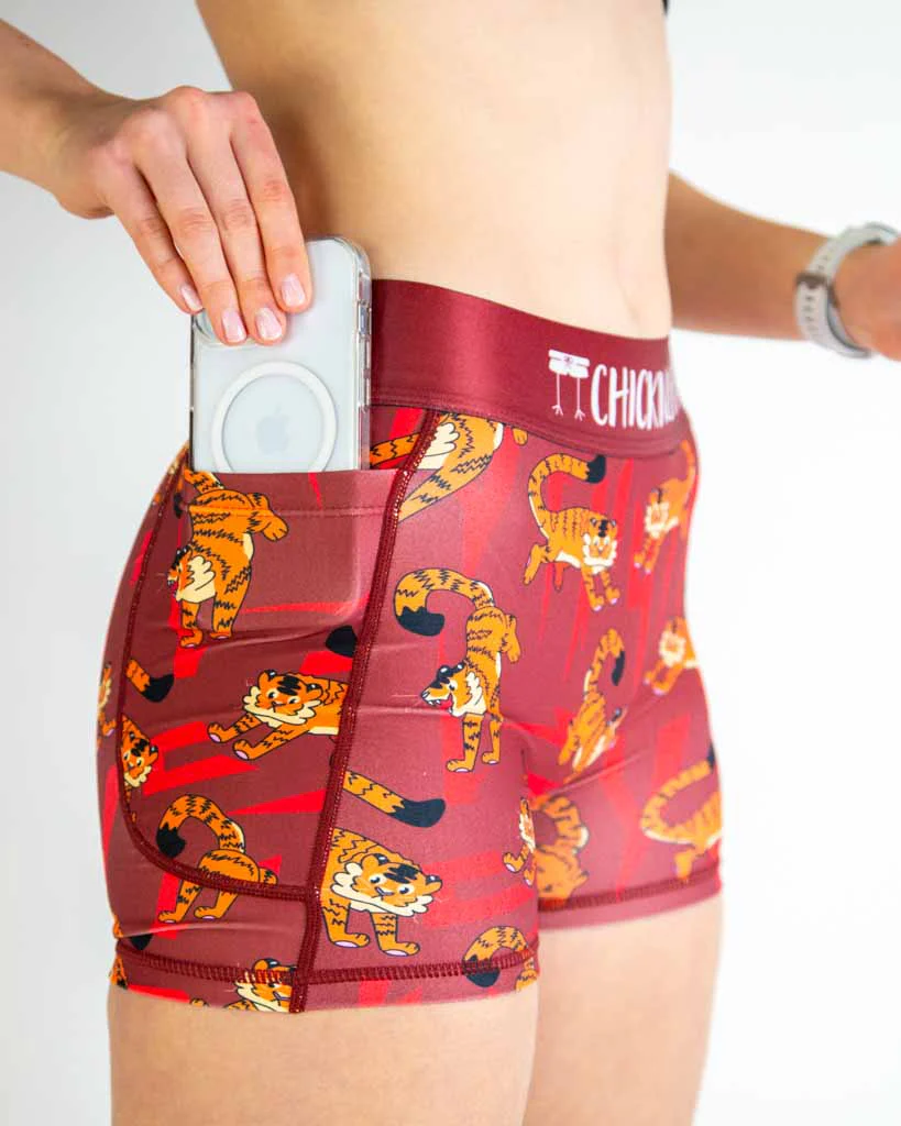 Women's Tigers 3" Compression Shorts - Image 4