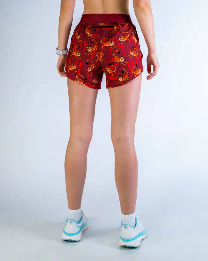 Women's Tigers 4" Split Shorts - Image 4