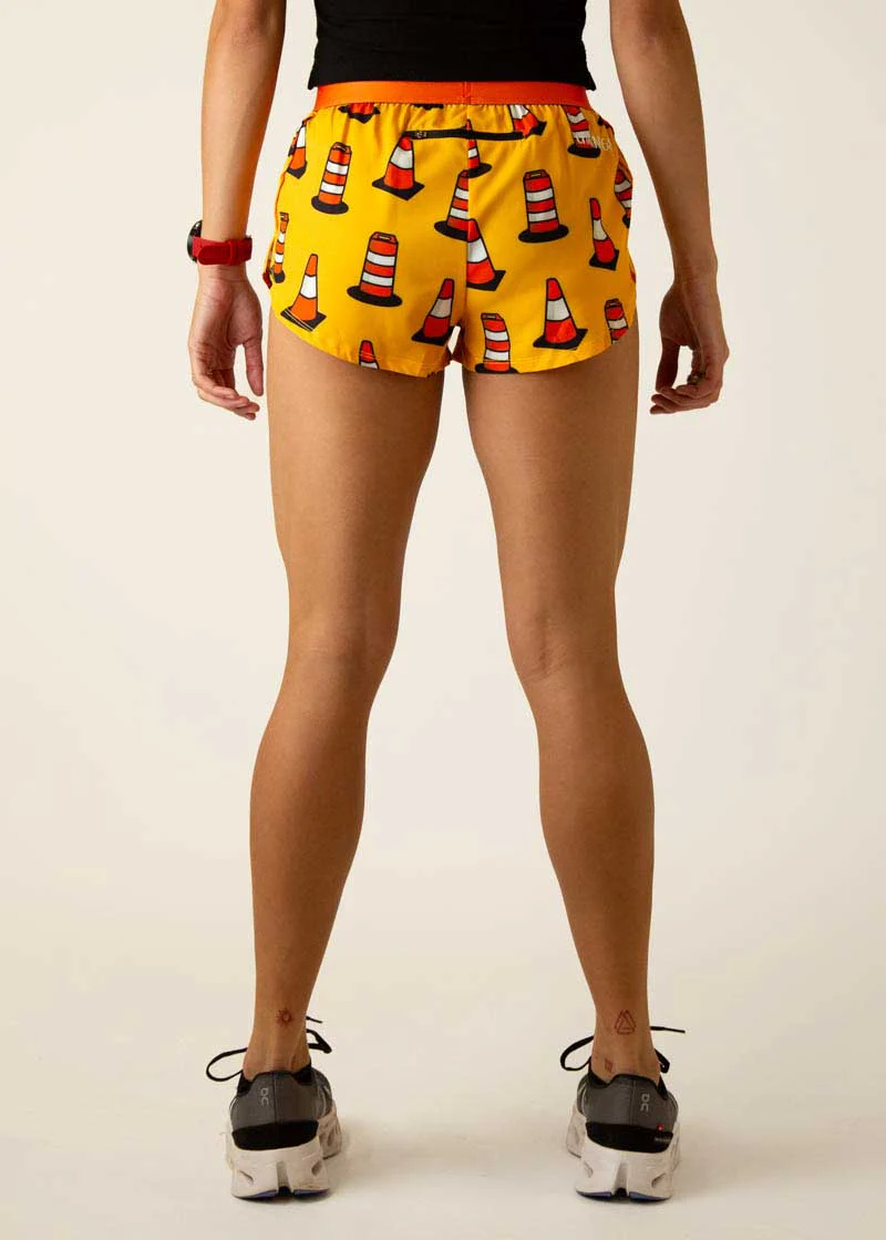Women's Traffic Cones 1.5" Split Shorts - Image 5