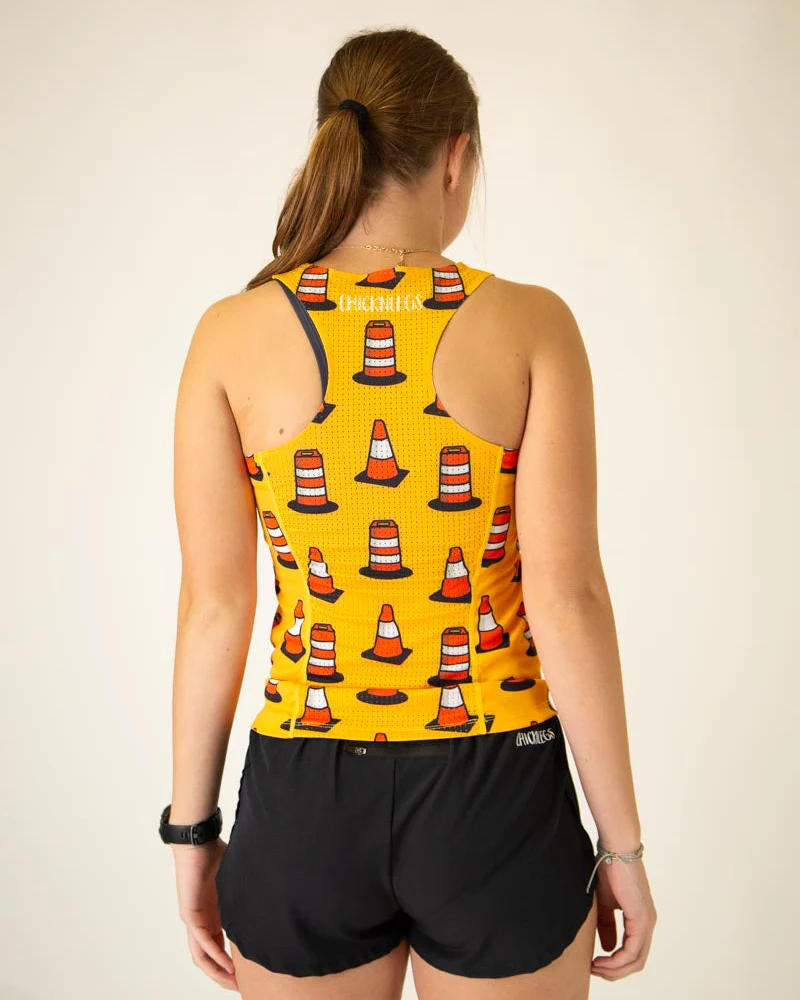 Women's Traffic Cones Performance Singlet - Image 4