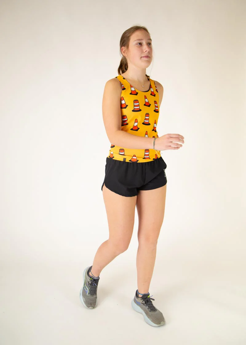 Women's Traffic Cones Performance Singlet - Image 5