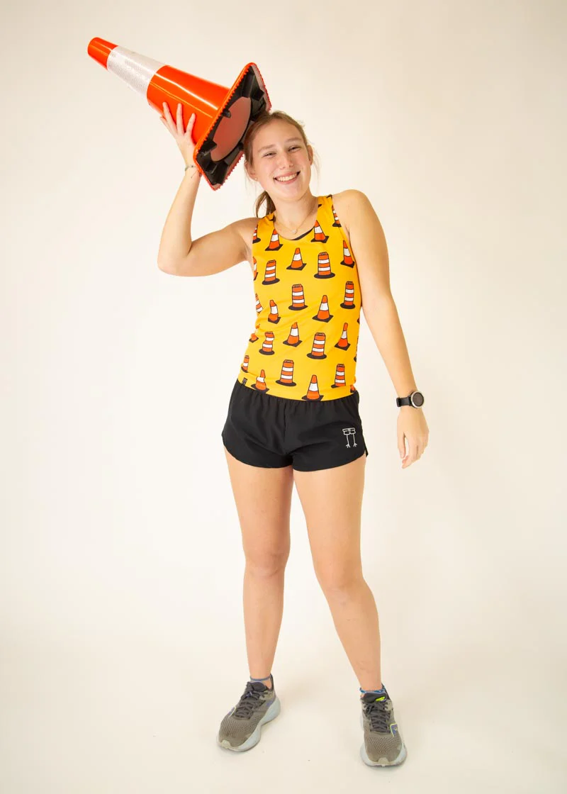 Women's Traffic Cones Performance Singlet - Image 6