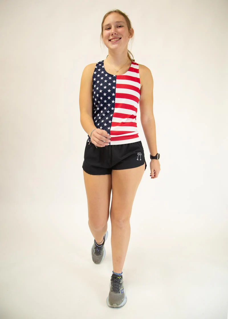 Women's USA Performance Singlet - Image 5