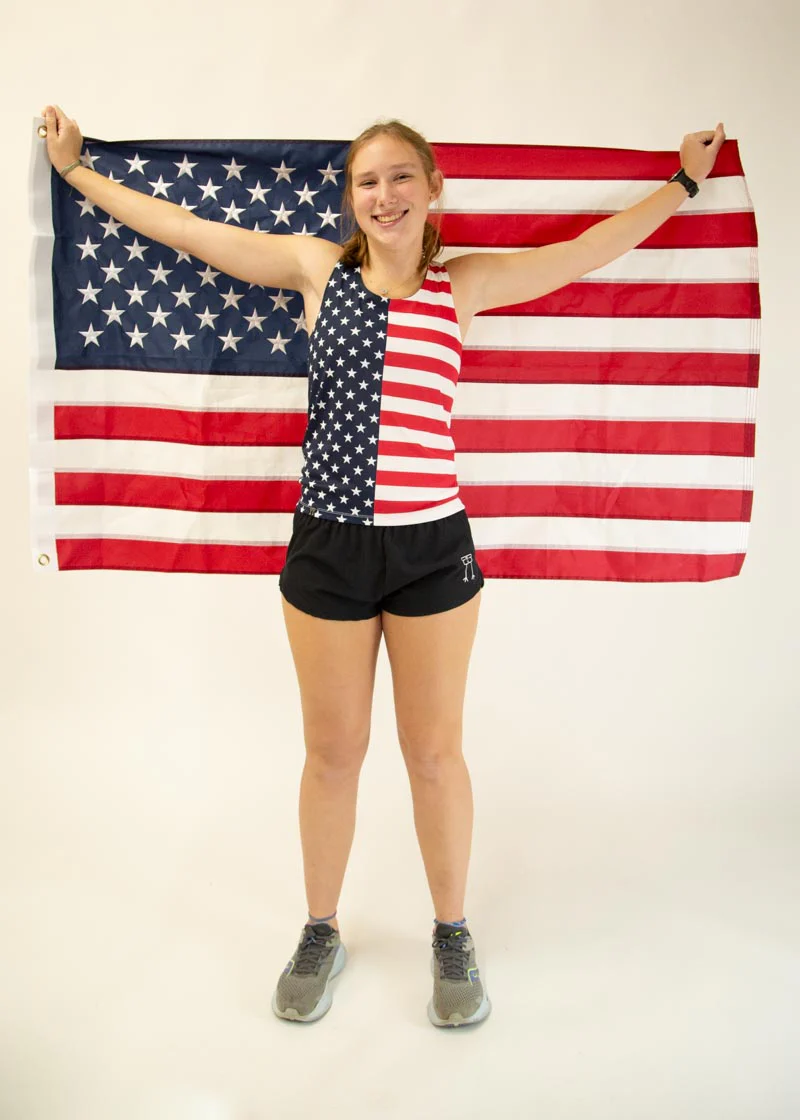 Women's USA Performance Singlet - Image 6